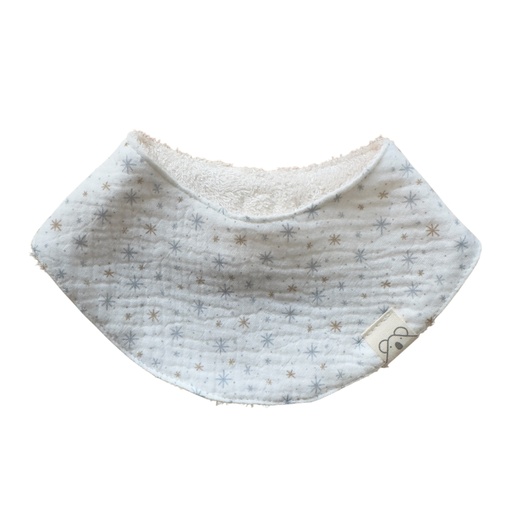 [20BS4003] Bandana de rizo de bambú Estrellitas